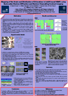 Mapping of strain and distribution of dislocations by EBSD and ECCI-NK poster